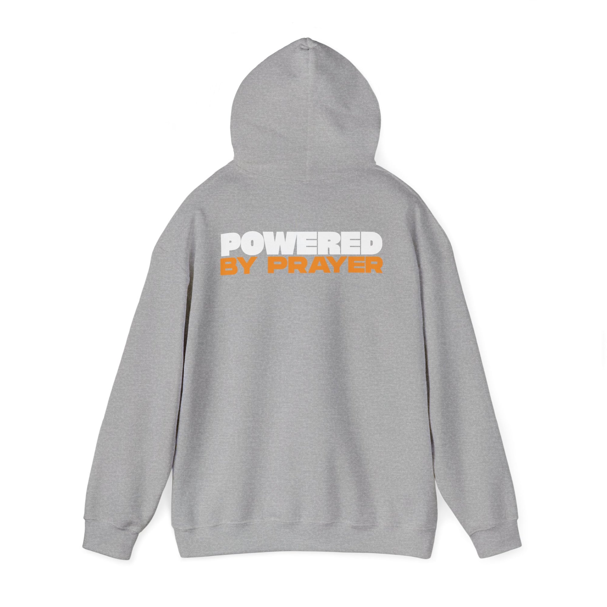 Powered by Prayer Heavy Blend Hoodie