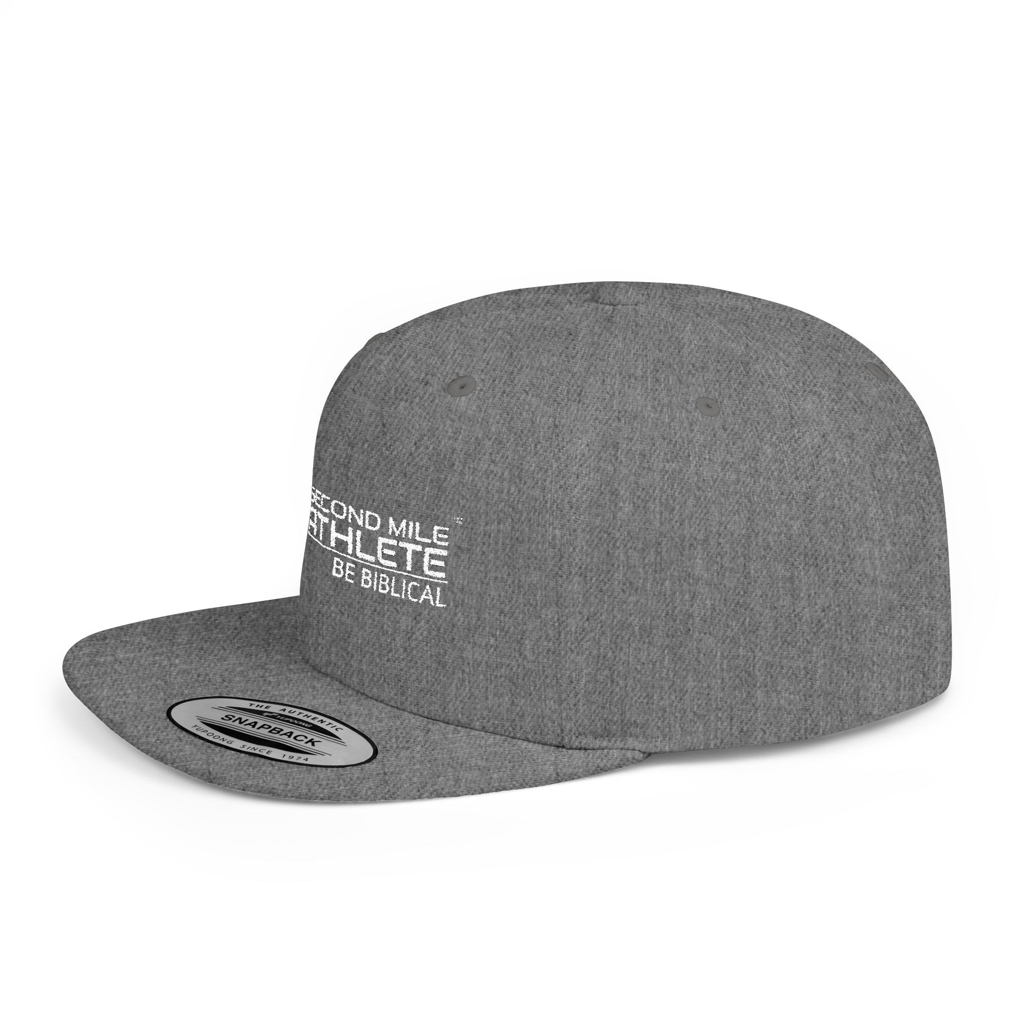 Trendy Flat Bill Snapback Hat