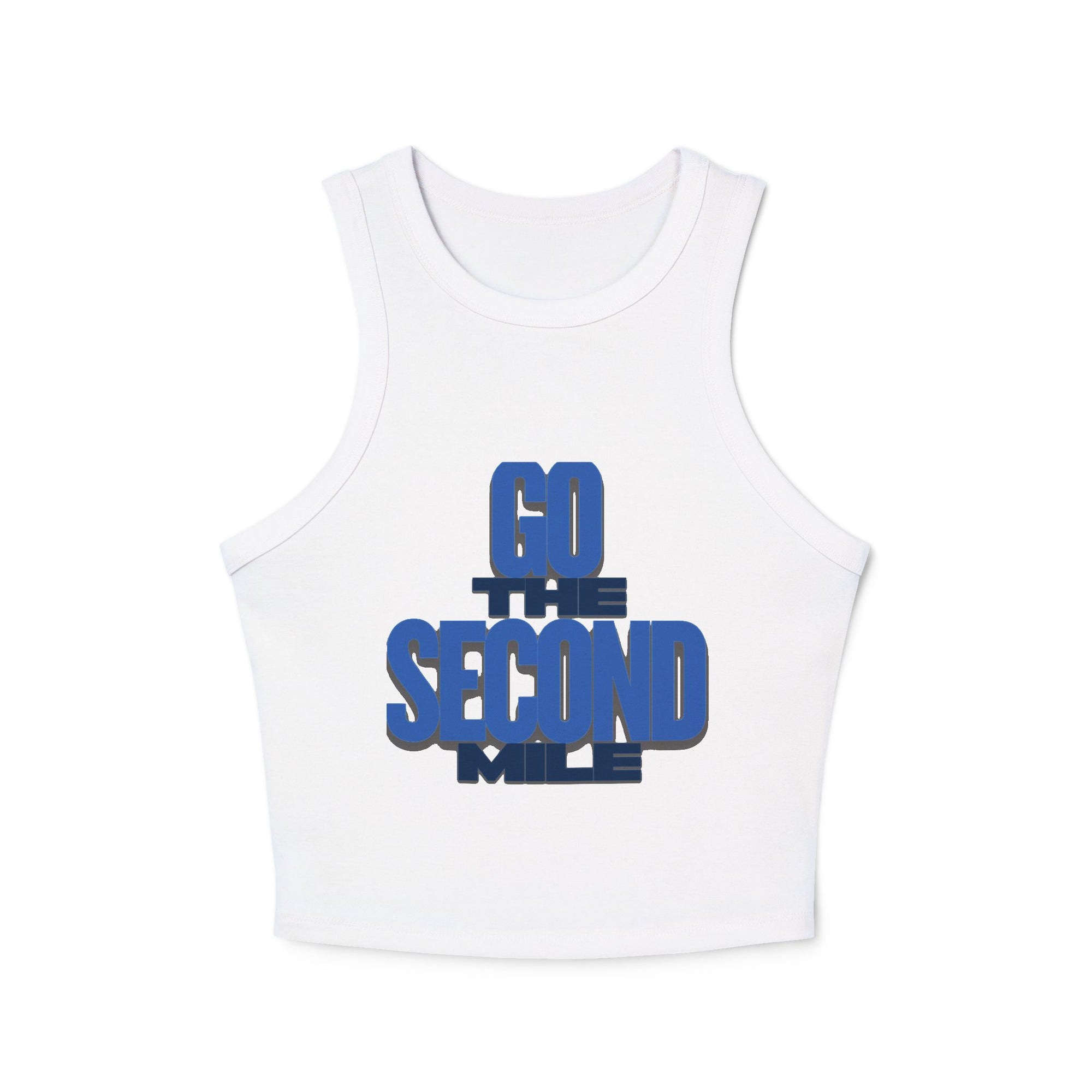 Go the Second Mile Chic Racerback Tank Top