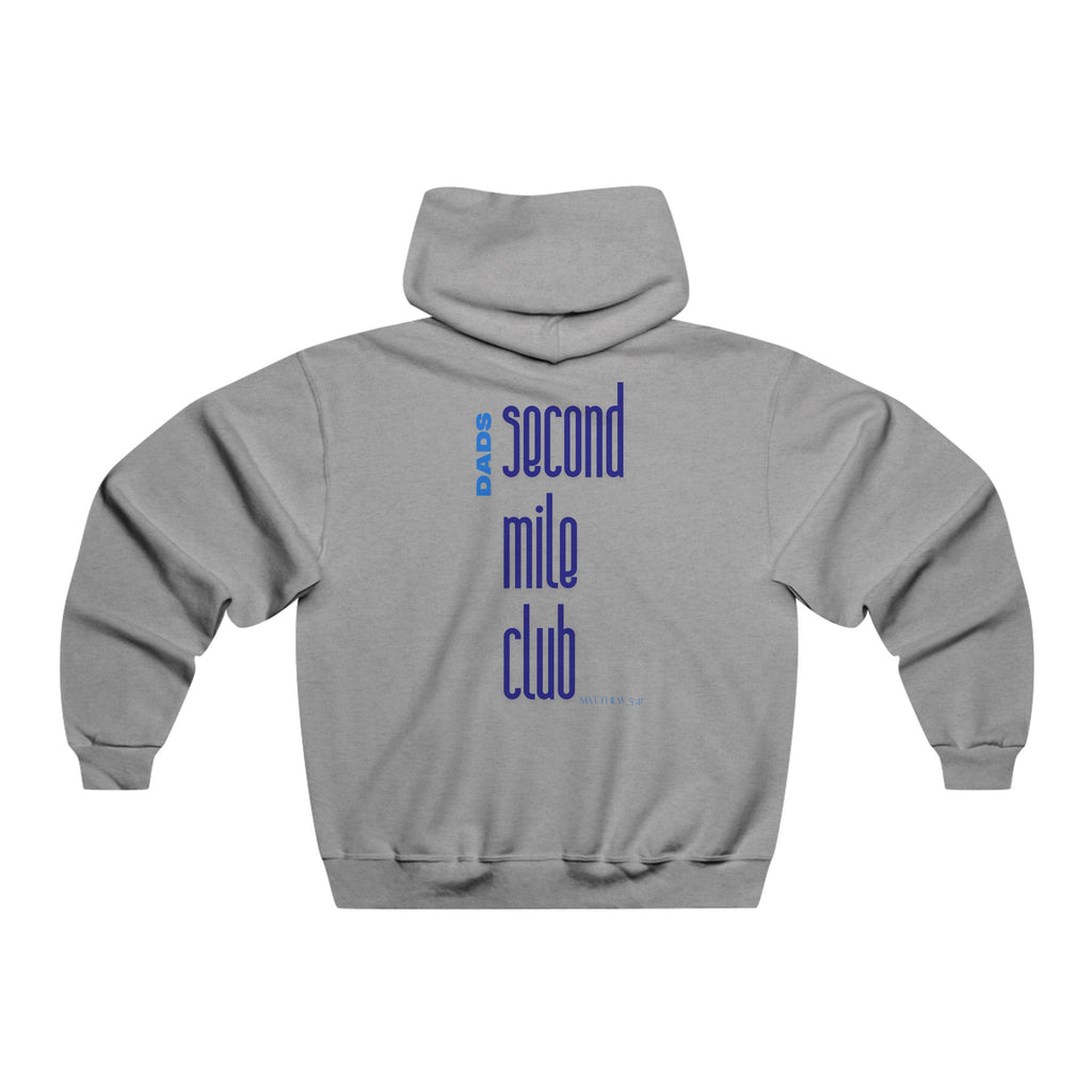 Dads Second Mile Club Men's Athletic Hooded Sweatshirt