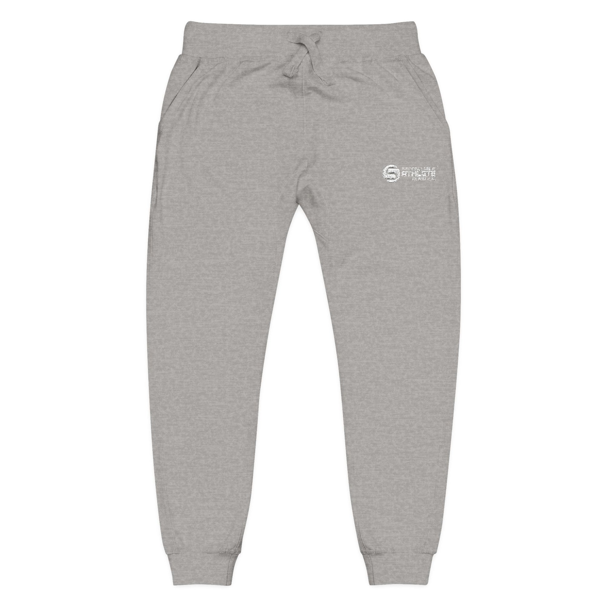 Unisex Fleece Sweatpants with Custom Embroidery