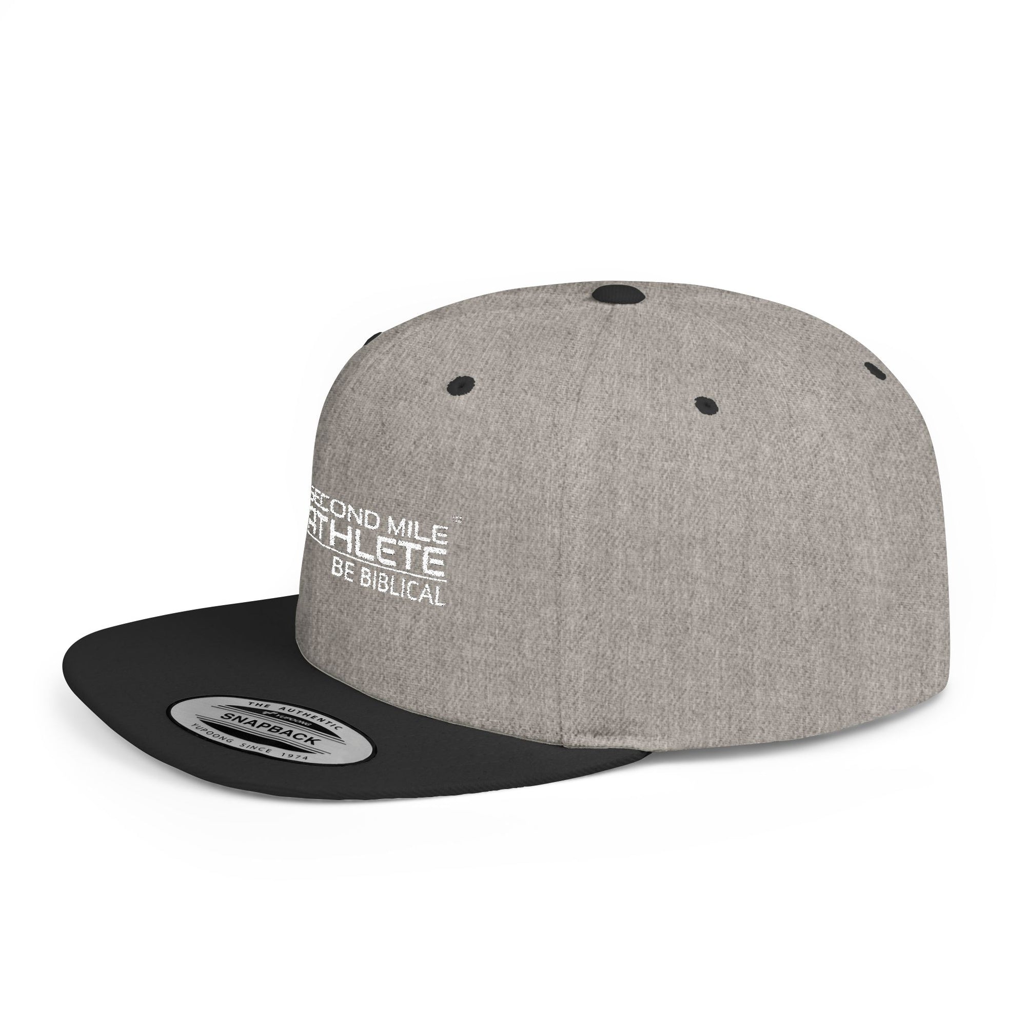 Trendy Flat Bill Snapback Hat