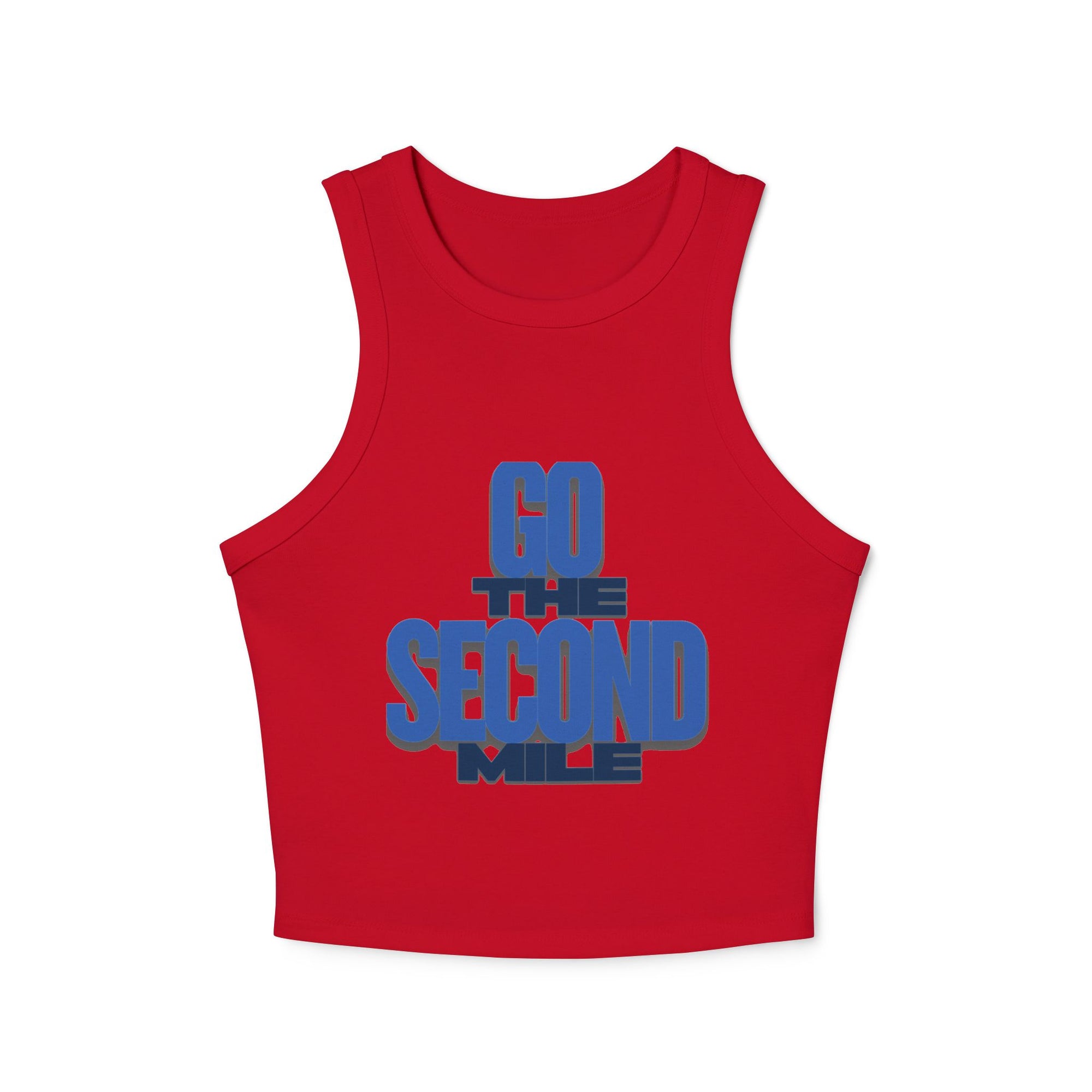 Go the Second Mile Chic Racerback Tank Top