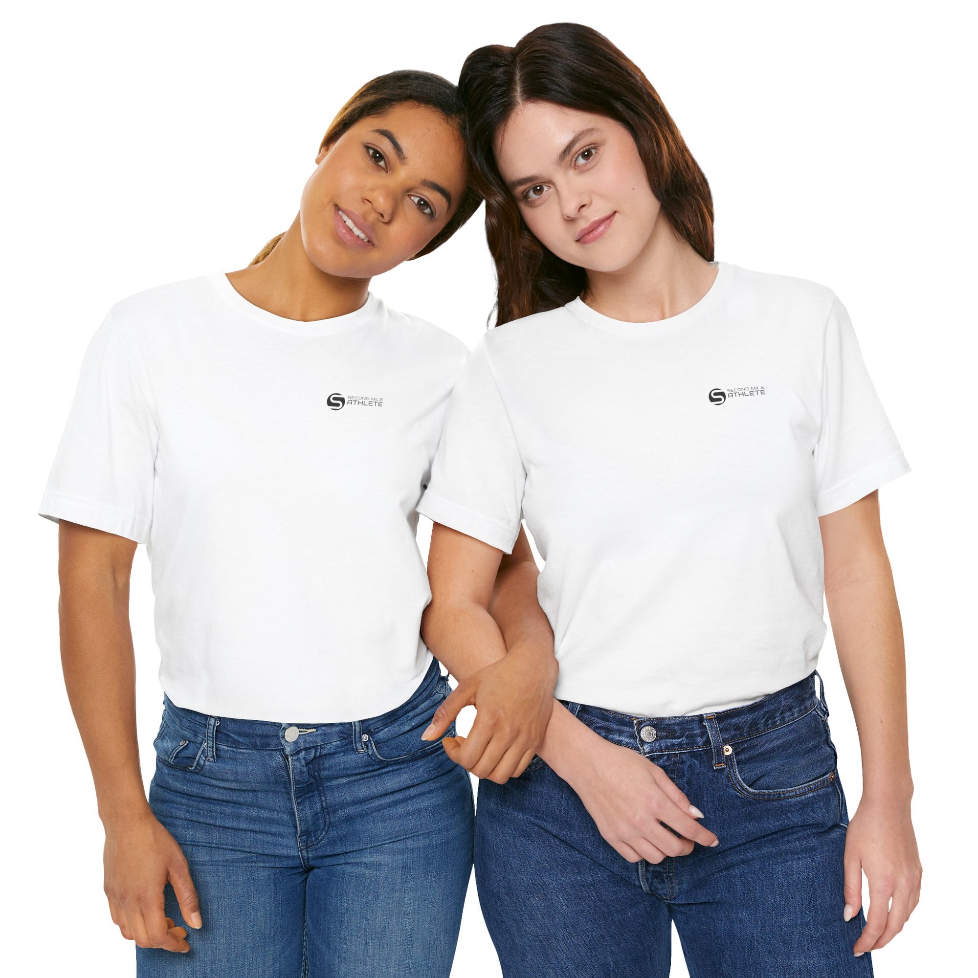 Minimalist 'Sailfish' Chest Logo Tee - Men's White Short Sleeve Shirt