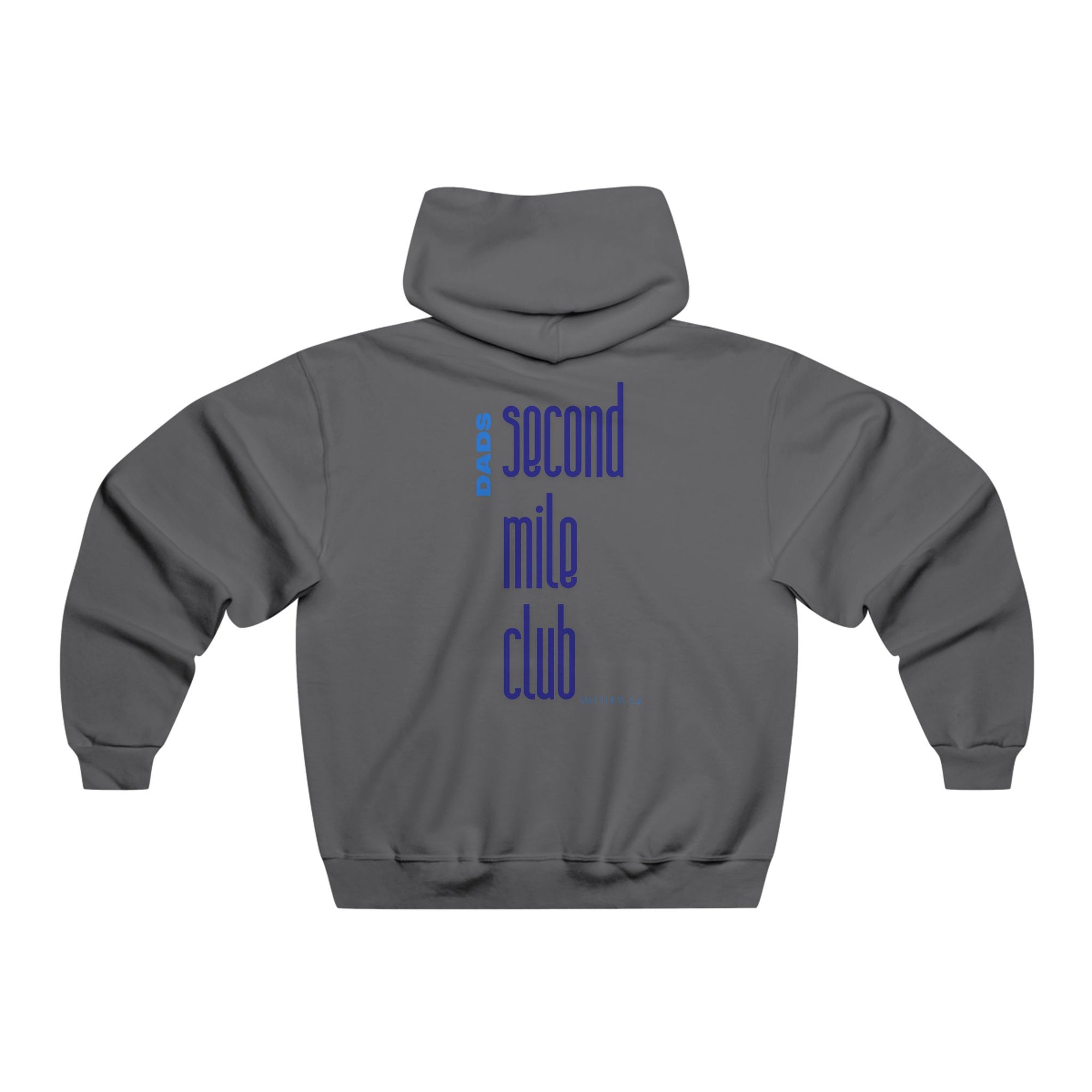 Dads Second Mile Club Men's Athletic Hooded Sweatshirt