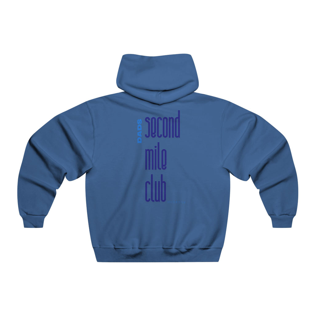 Dads Second Mile Club Men's Athletic Hooded Sweatshirt