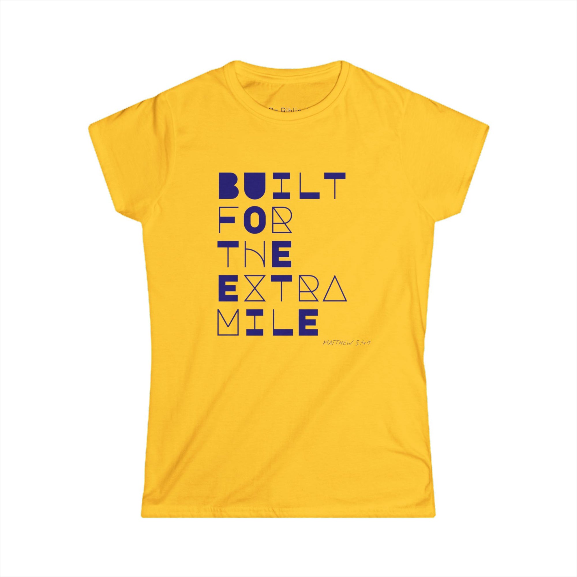 The Extra Mile Women's Tee - Empowering T-Shirt for Cheerleaders, Motivational Apparel, Sports Fan Shirt, Gift for Her, College Spirit Wear