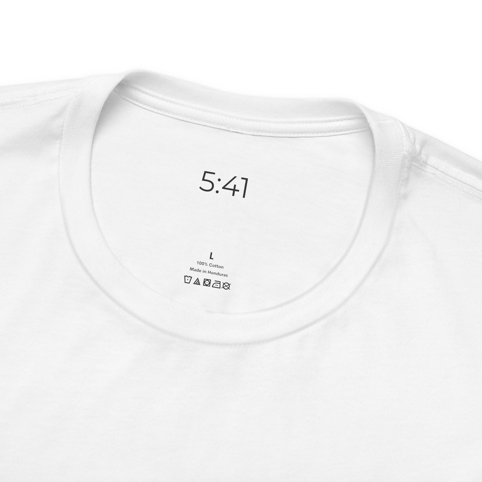 Minimalist 'Sailfish' Chest Logo Tee - Men's White Short Sleeve Shirt